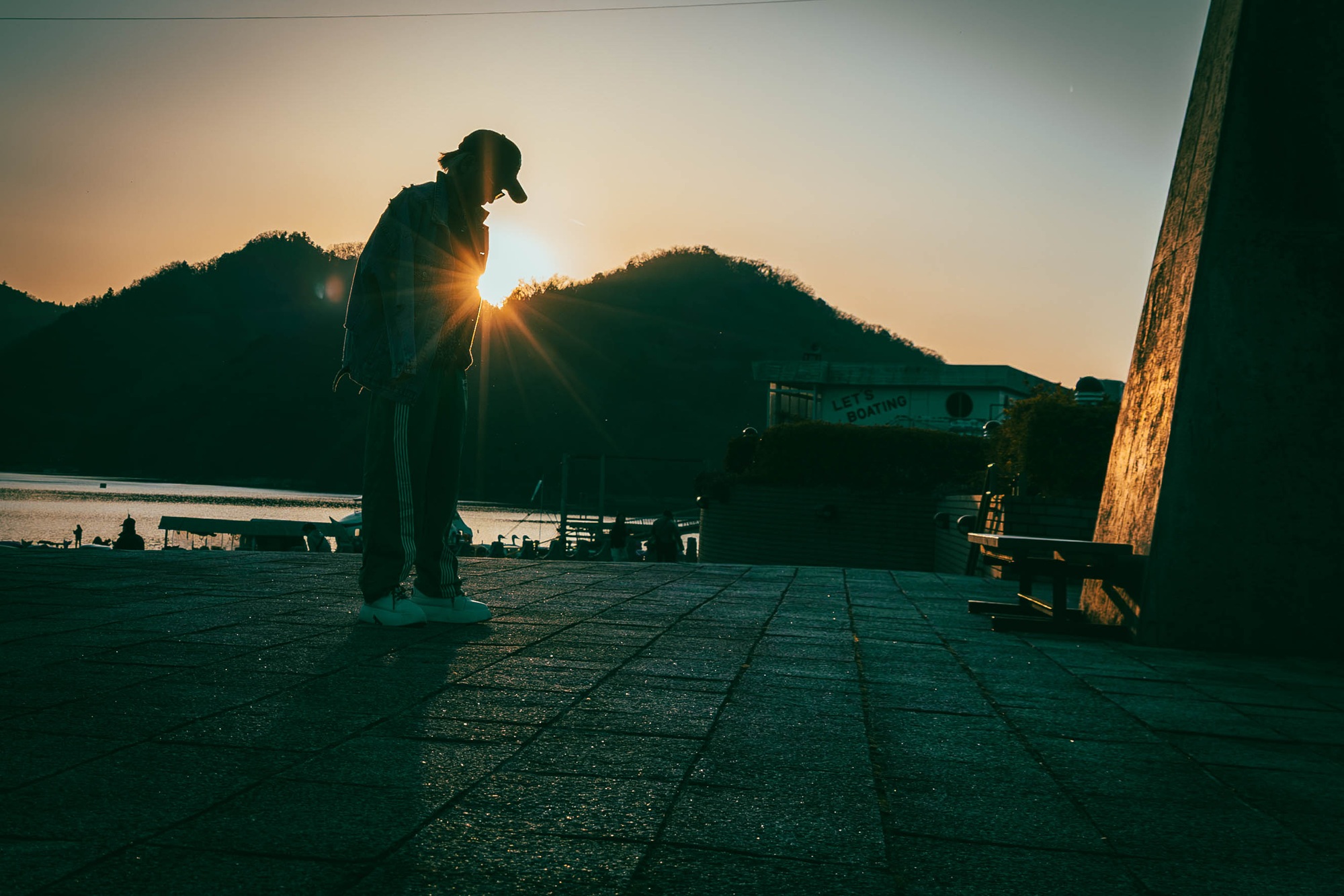 Street — Sagamiko Golden Hour