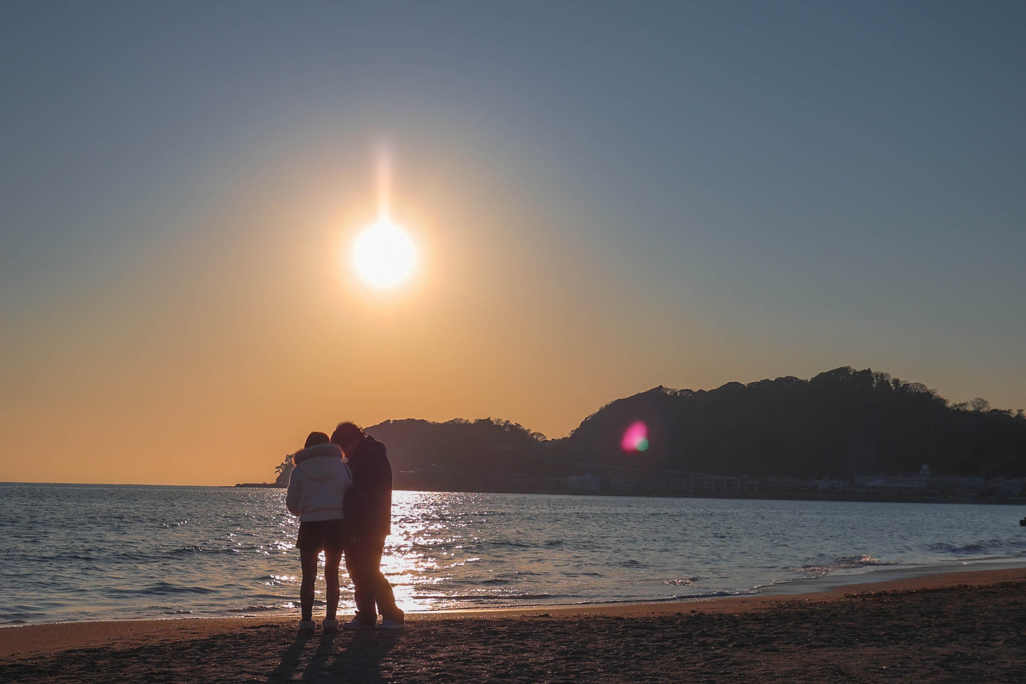 Yuigahama Beach Sunset